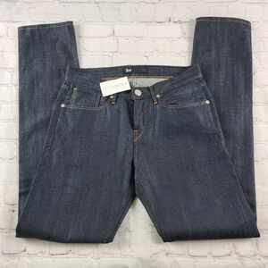 3x1 NYC Women's 25 Low Rise Rigid Denim Jeans Raw Retro Dk Wash